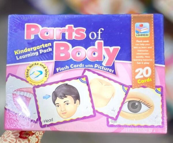 Parts of Body - Jumbo Flashcards
