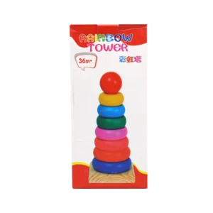 Full Size Rainbow Tower - Wooden