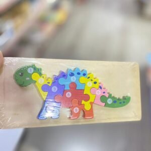 Dinosaur 10-Piece Wooden Puzzle Board