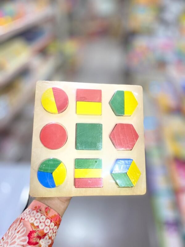 Geometric Shapes Wooden Board- Complex