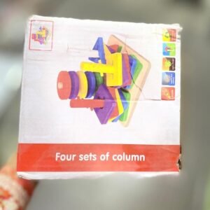 Wooden 4-Column Shape Sorter