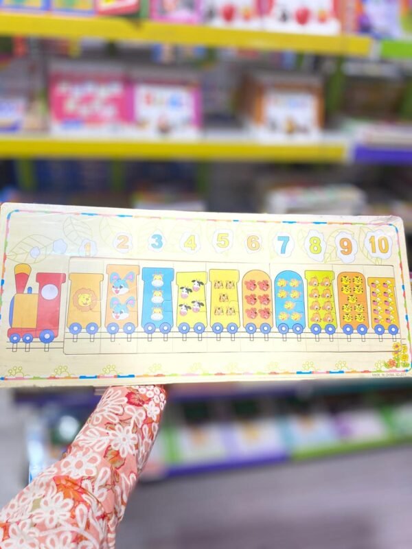 Train Counting 10-Piece Puzzle