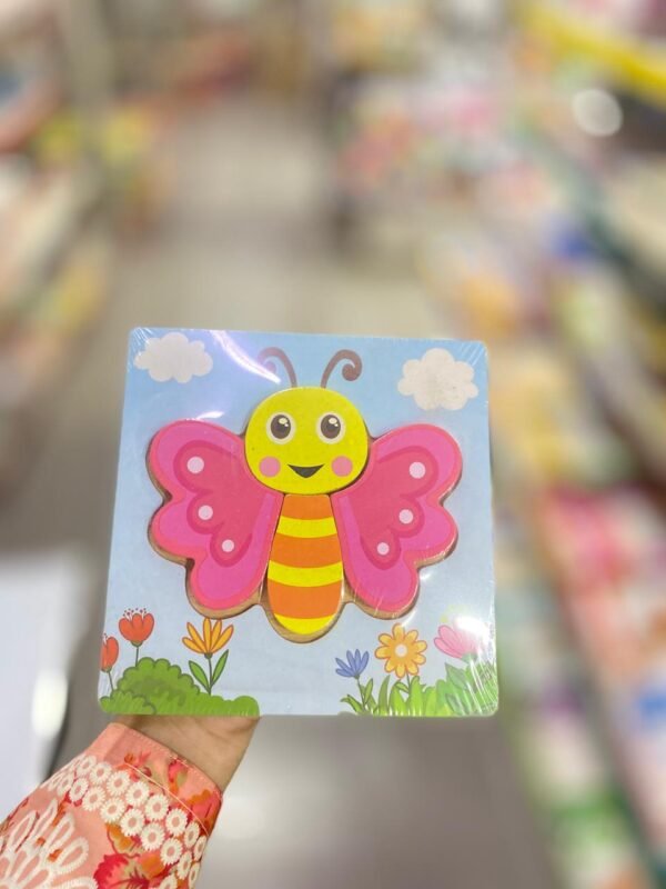 Butterfly 4-Piece Wooden Puzzle Board