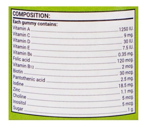 Kidzvits Fruit Flavor Multivitamin Gummies, 30-Pack - Image 3