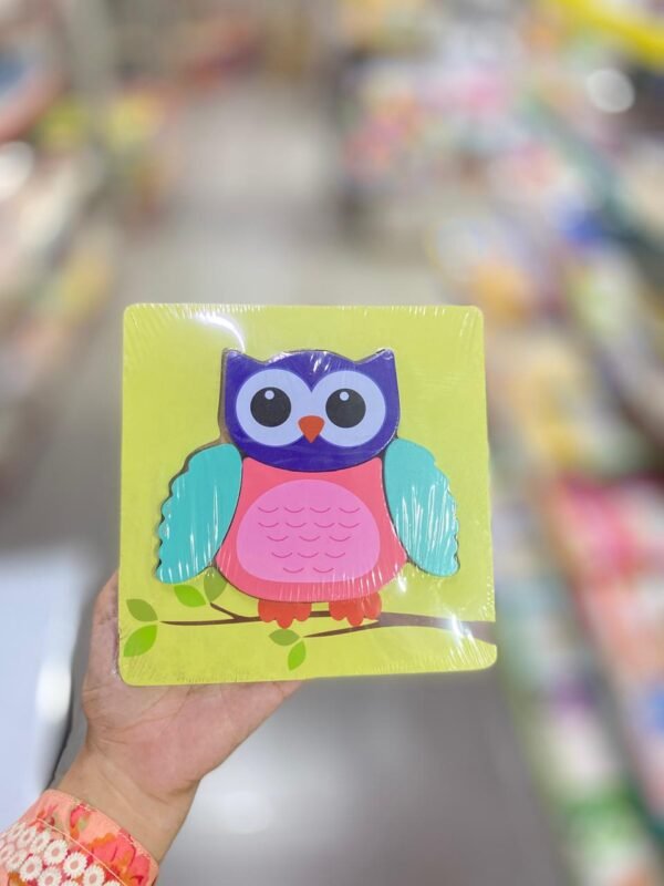 Owl 4-Piece Wooden Puzzle